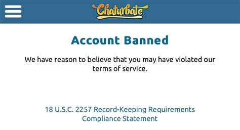 banned from chaturbate|All the Chaturbate Rules